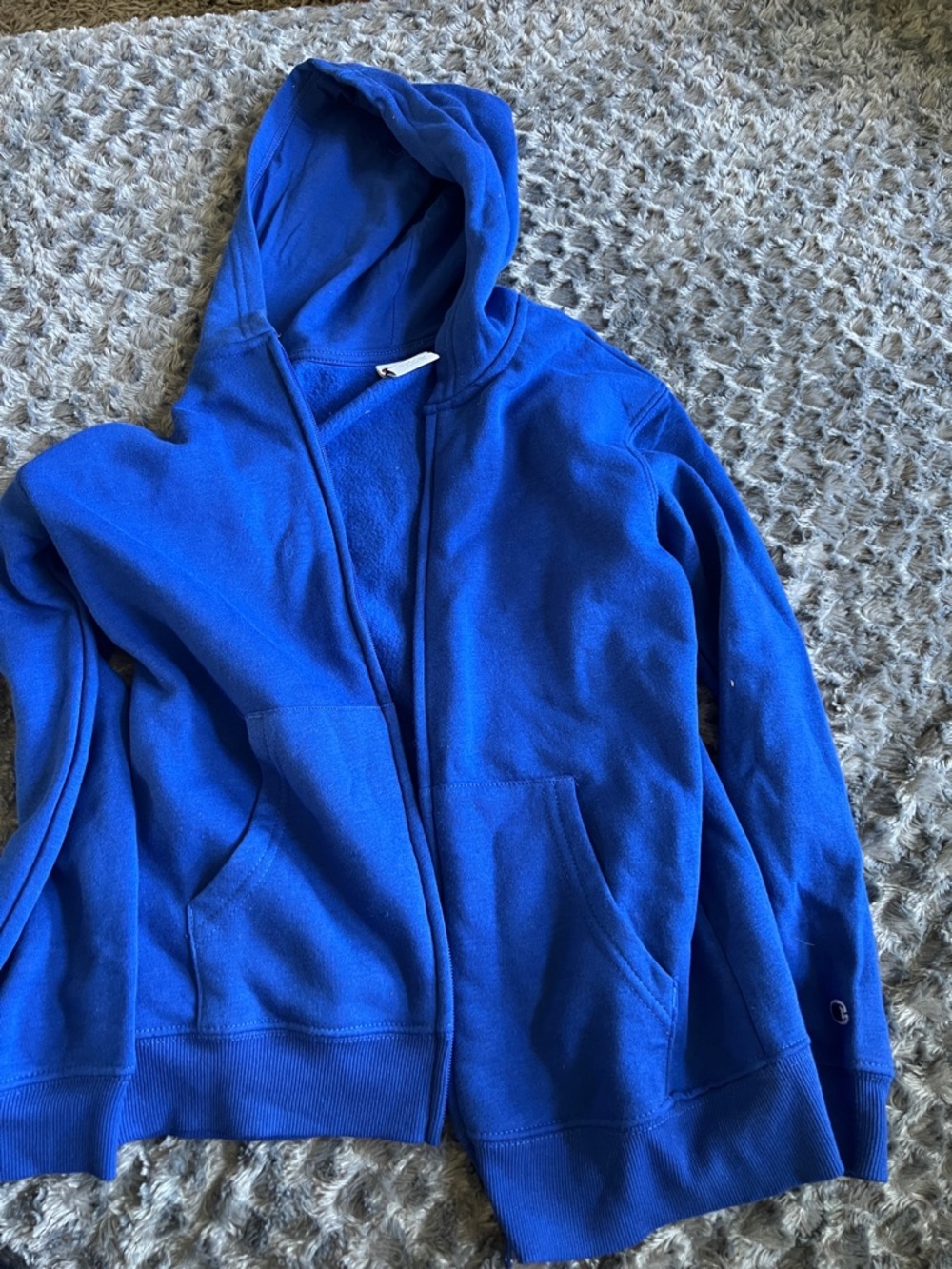Champion Royal Blue Hooded Sweatshirt